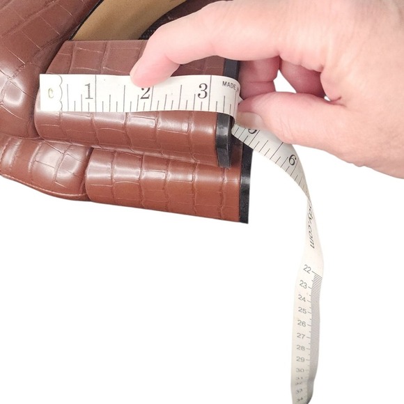 Lisa Vicky Brown Heel Ankle Boots Women's Size 9 - Picture 7 of 8